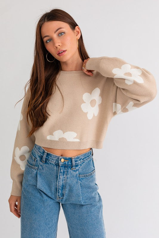 COMING UP DAISY SWEATER