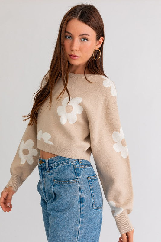 COMING UP DAISY SWEATER