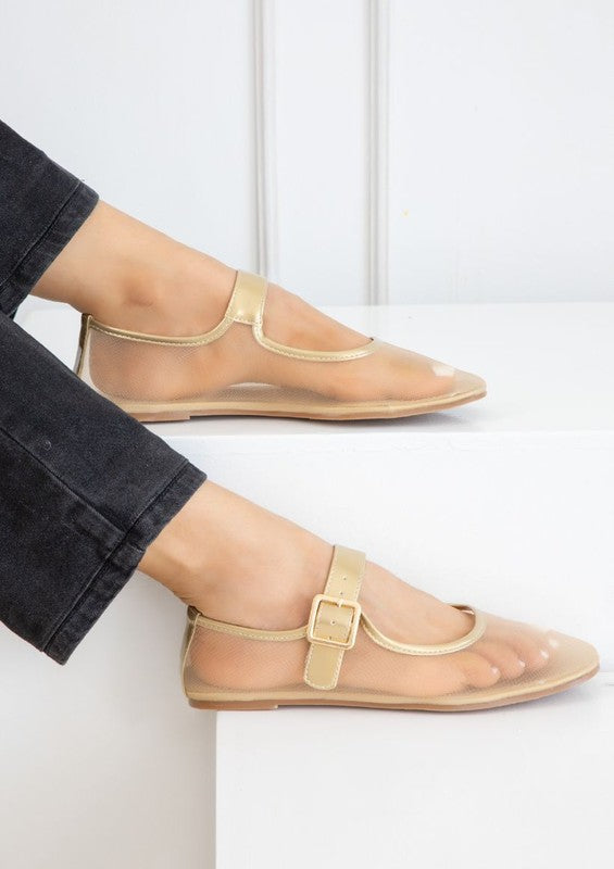 Levi Mesh Ballet Flats