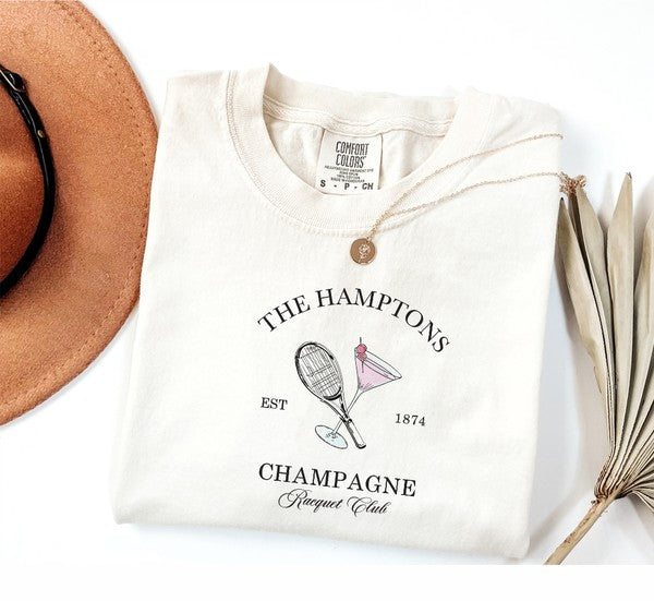 Hamptons Champagne Racquet Club Tee