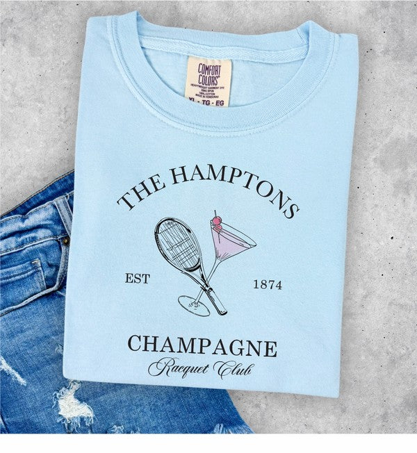 Hamptons Champagne Racquet Club Tee