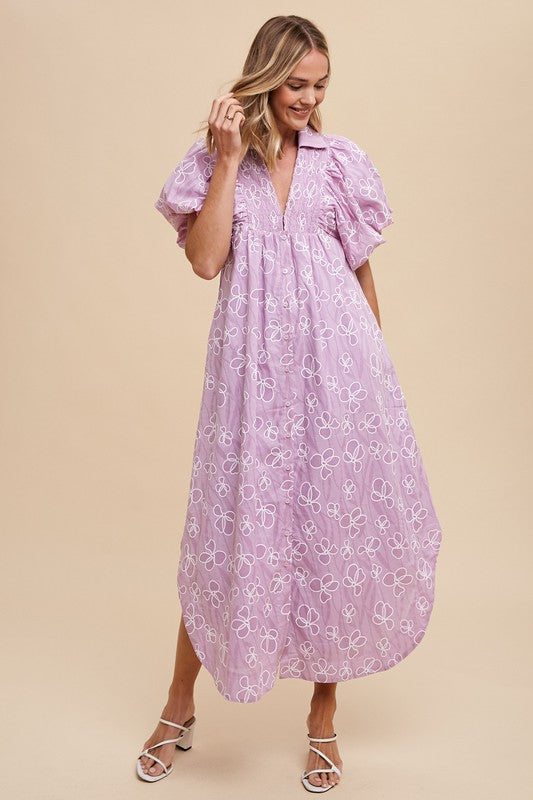 Beth Anne Puff Sleeve Dress