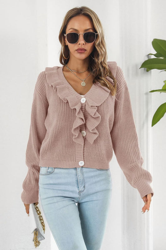 Beige Collar Girl Sweater